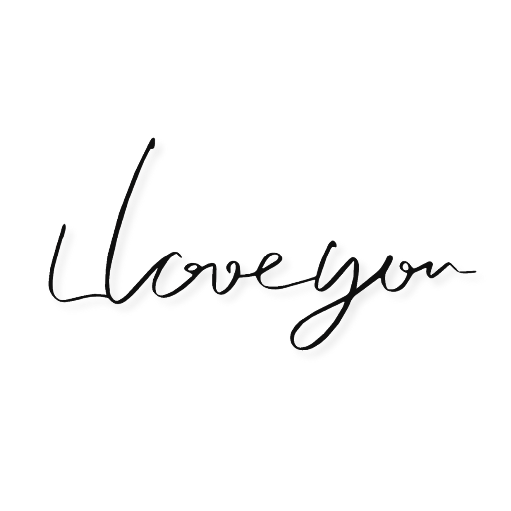 Décoration murale en acier “I LOVE YOU”