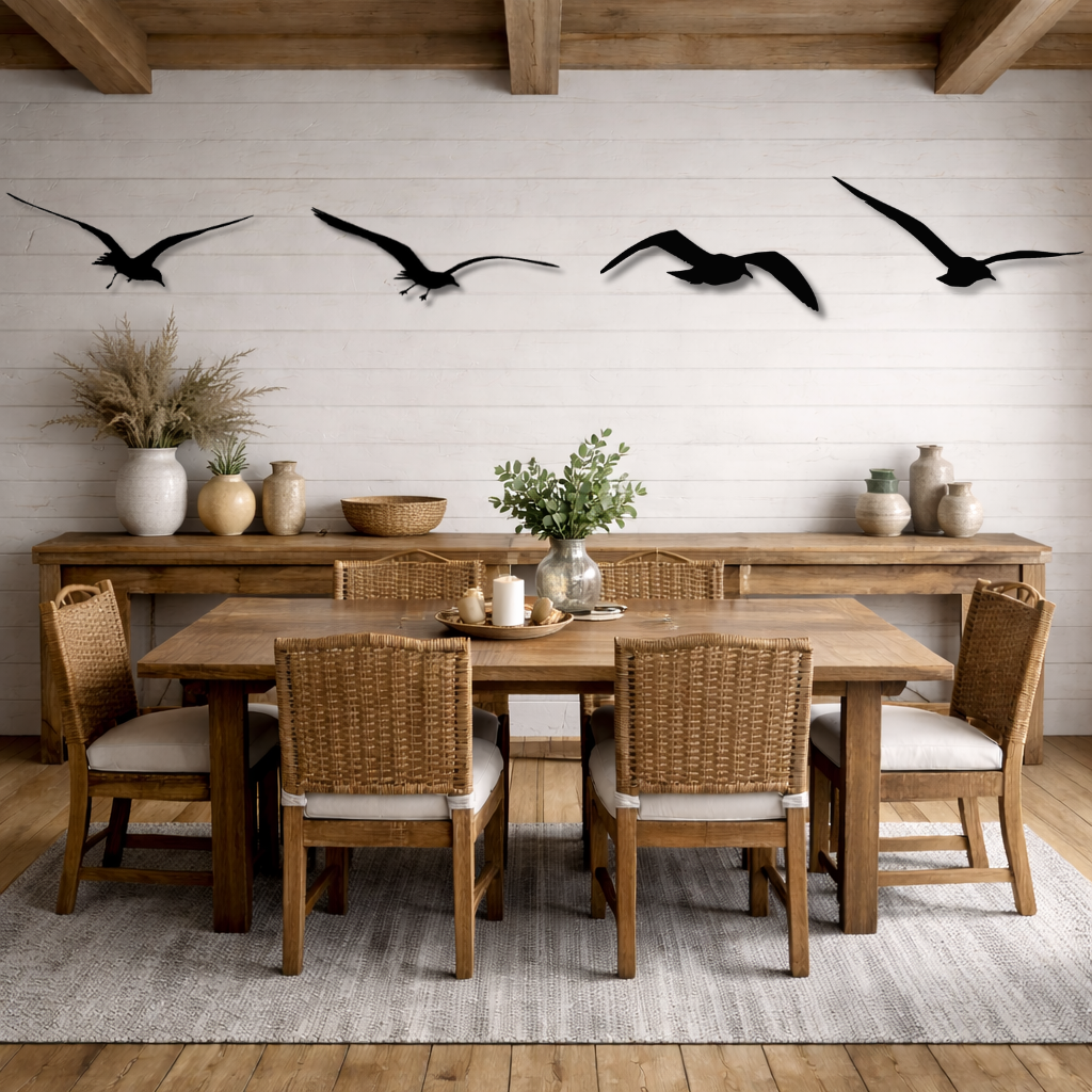 Composition de 4 Mouettes