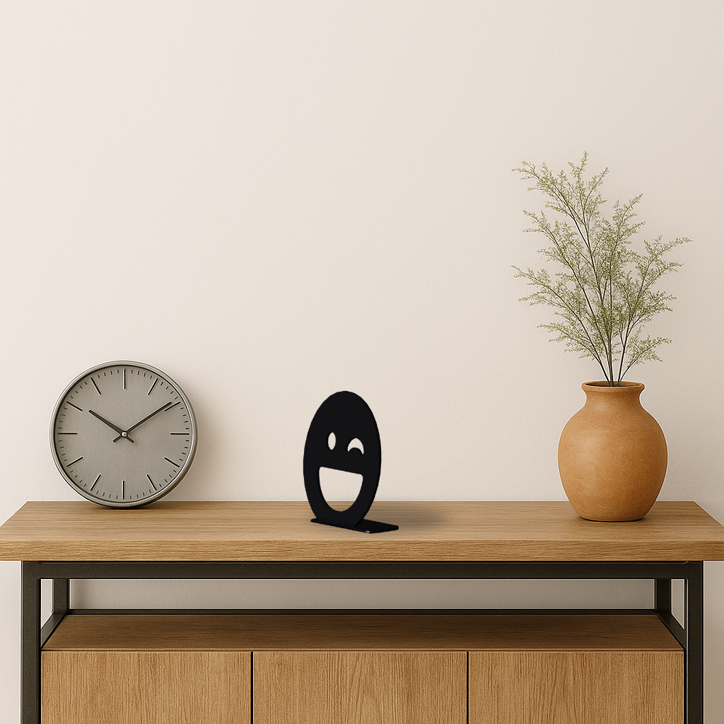 Emoji clin d'oeil sur une console