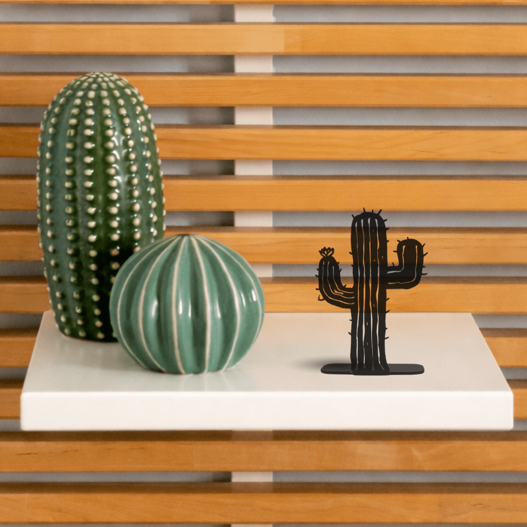 Décoration à poser en métal - Cactus - La P'tite Fabrik
