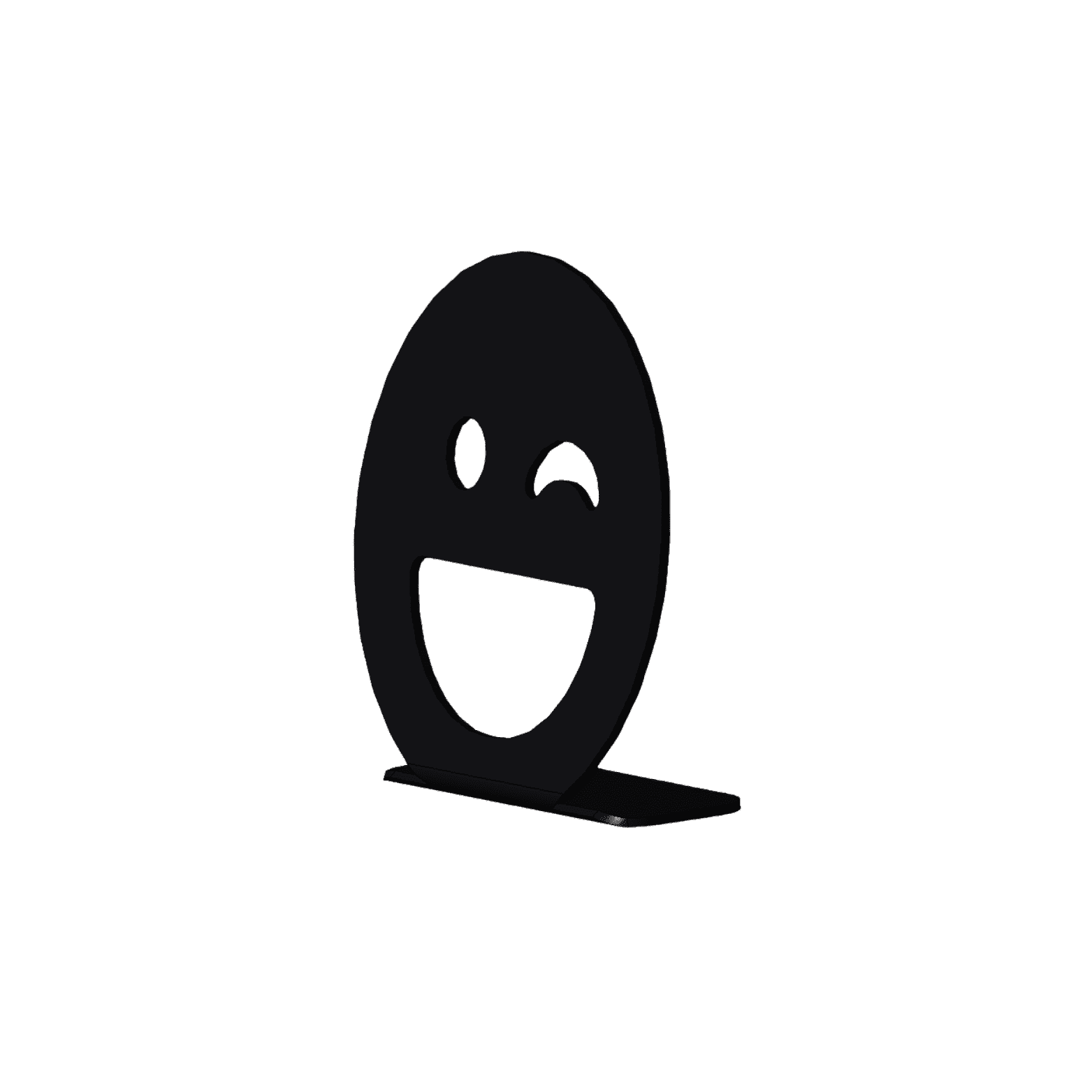 Décoration à poser en métal - Emoji Clin D'Oeil - La P'tite Fabrik