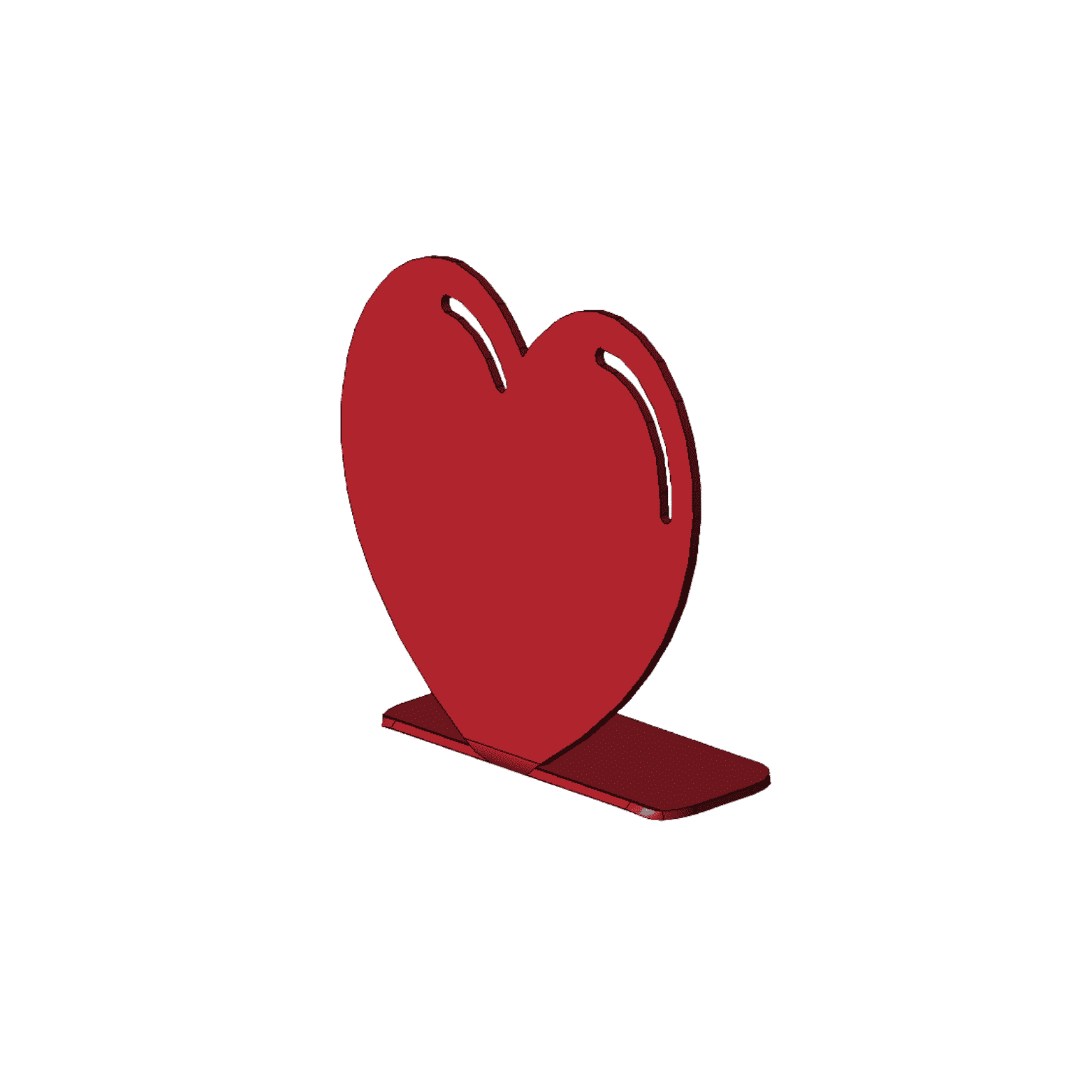 Décoration à poser en métal - Emoji Coeur - La P'tite Fabrik
