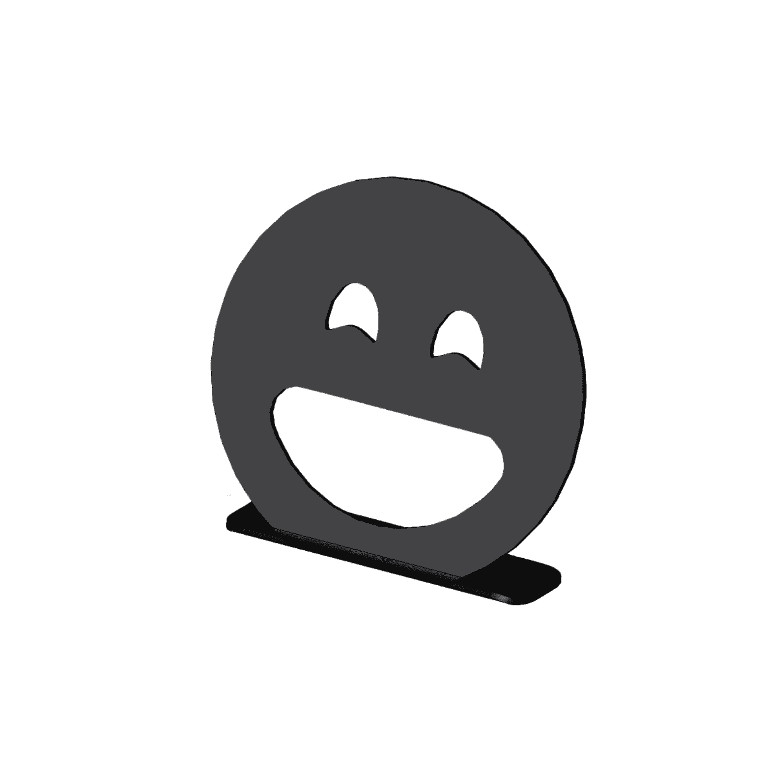 Décoration à poser en métal - Emoji MDR - La P'tite Fabrik