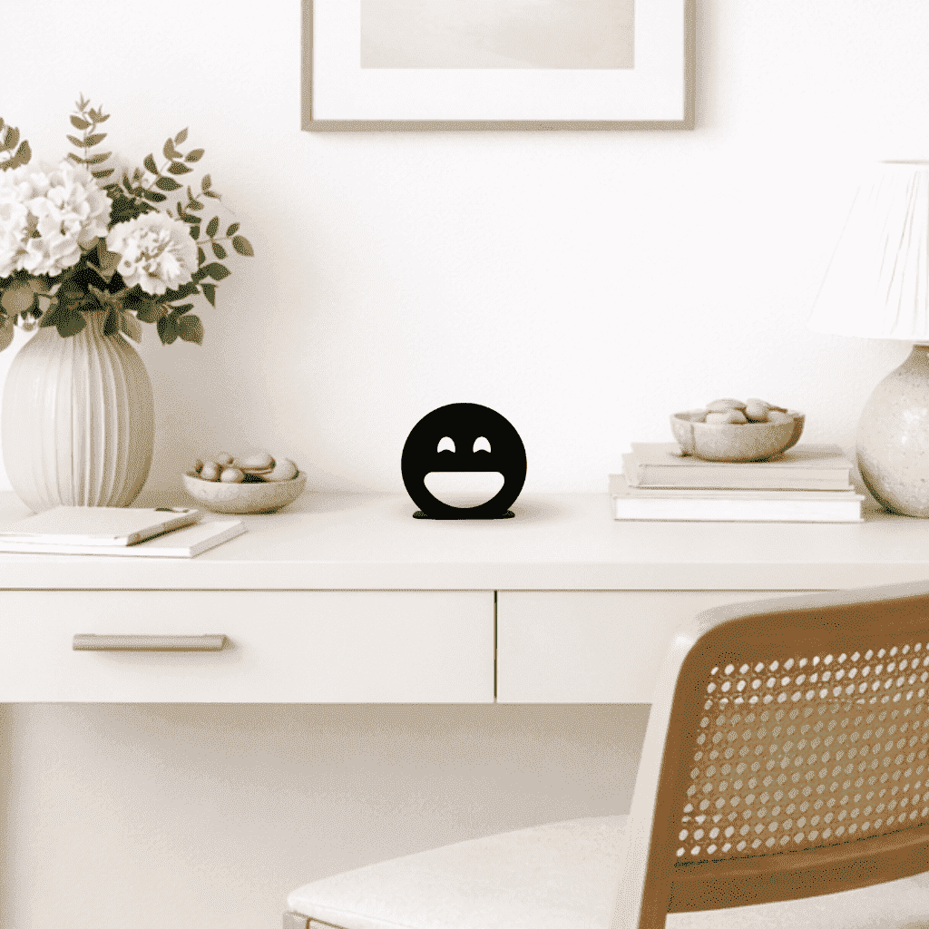 Décoration à poser en métal - Emoji MDR - La P'tite Fabrik