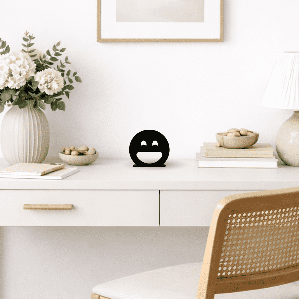 Décoration à poser en métal - Emoji MDR - La P'tite Fabrik