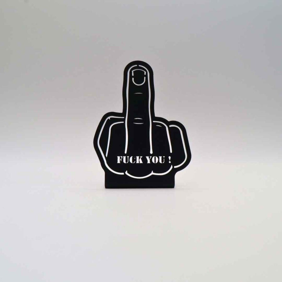 Décoration à poser en métal - Fuck - "Fuck you"