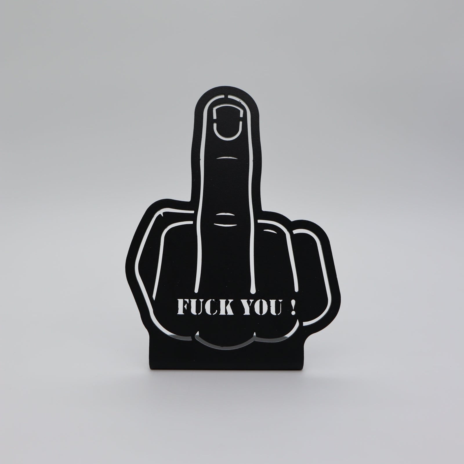 Décoration à poser en métal - Fuck - "Fuck you" - La P'tite Fabrik