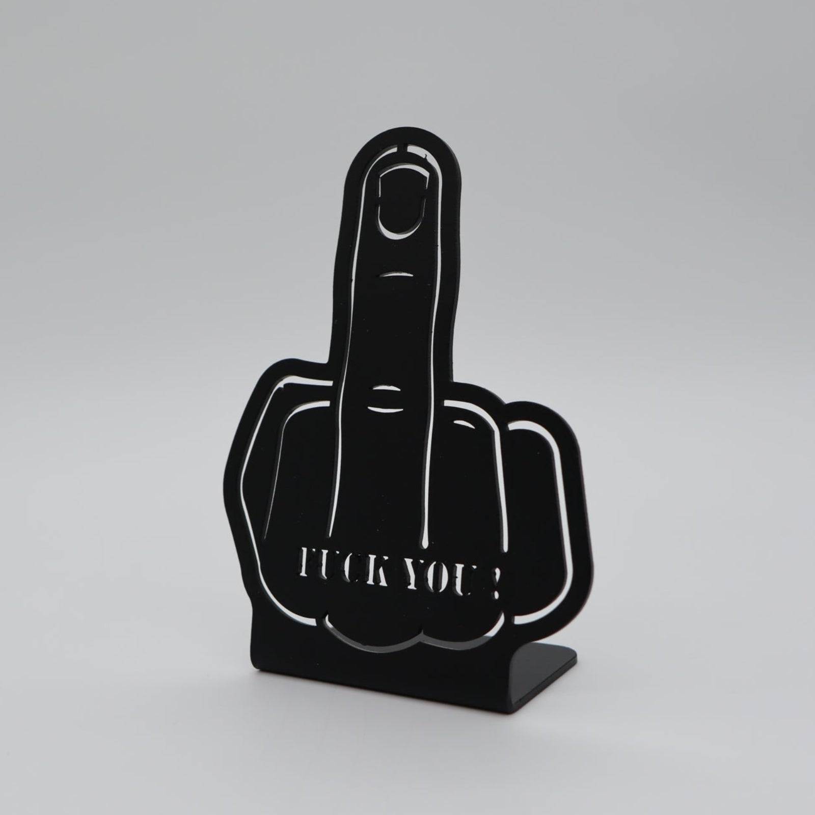 Décoration à poser en métal - Fuck - "Fuck you" - La P'tite Fabrik
