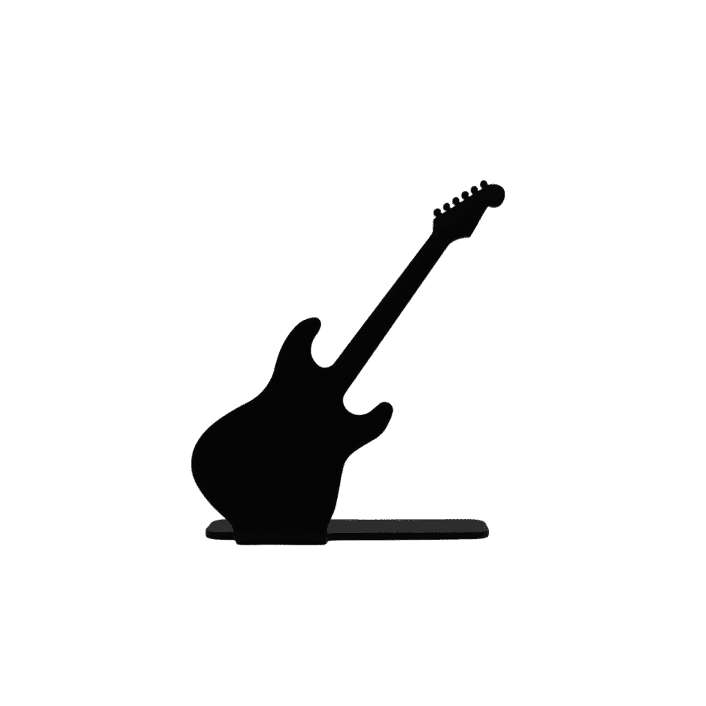 Décoration à poser en métal - Guitare Electrique - La P'tite Fabrik