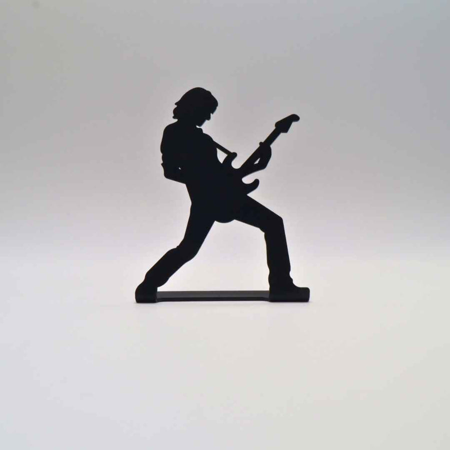 Décoration à poser en métal - Guitariste