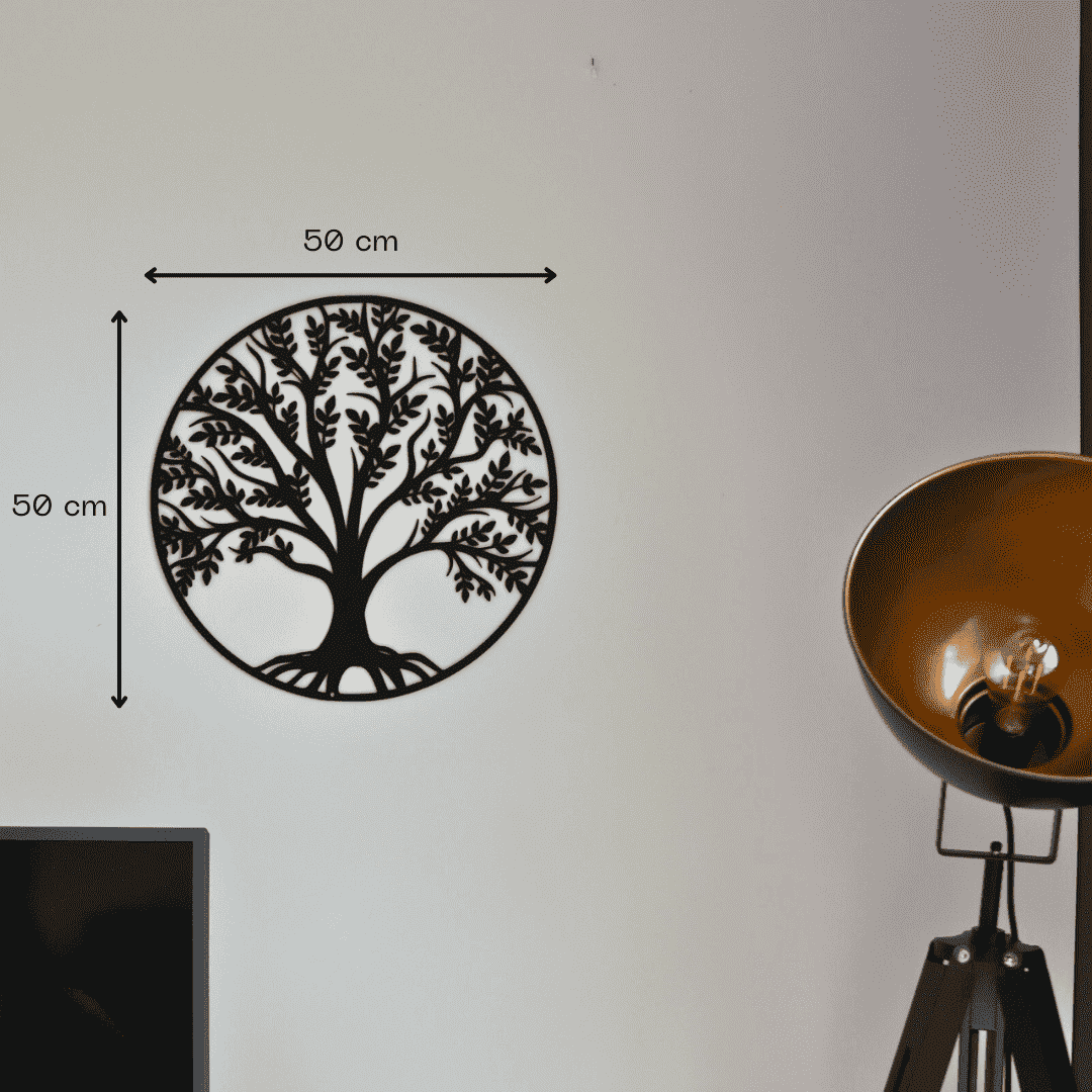 Décoration murale en métal - Arbre de vie - La P'tite Fabrik