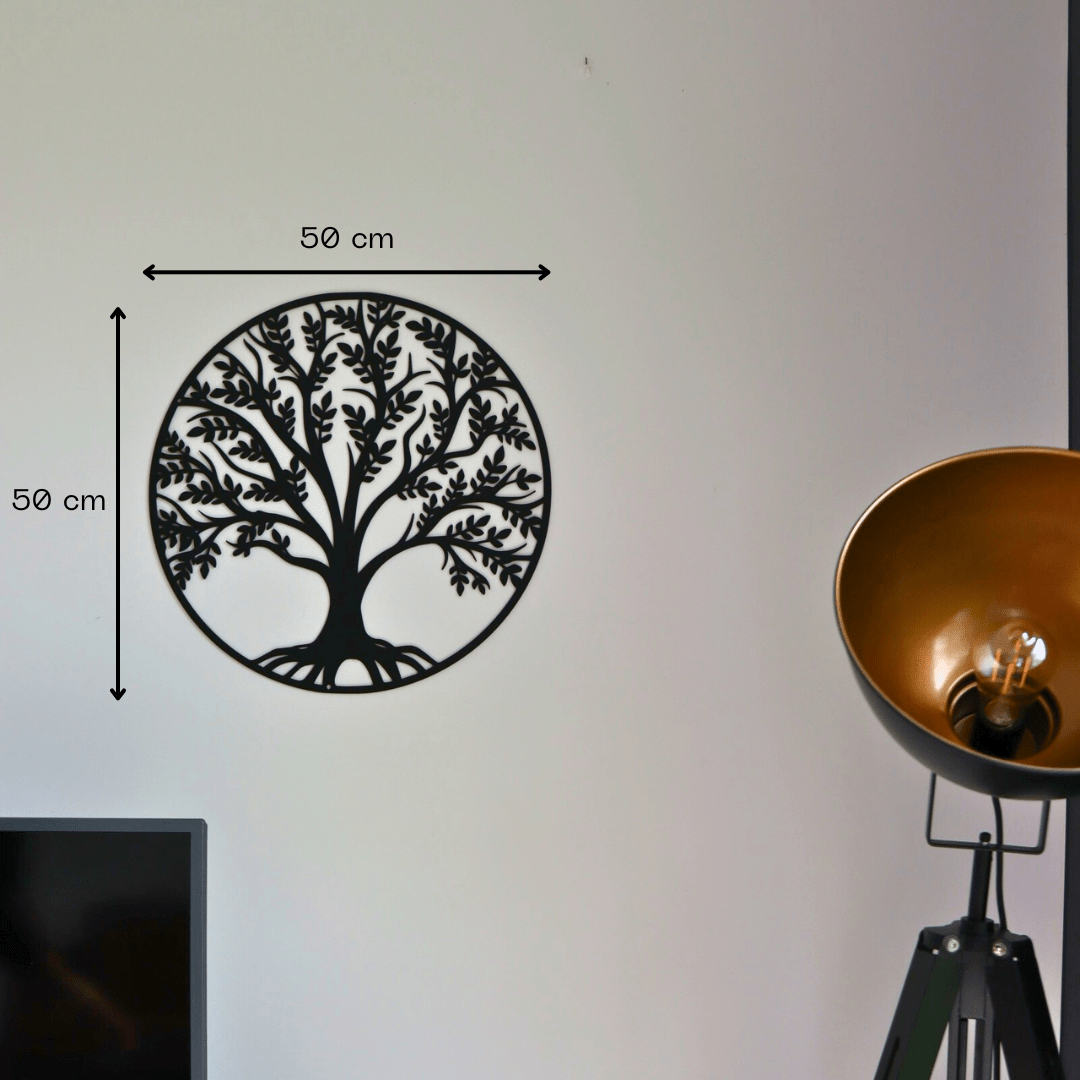 Décoration murale en métal - Arbre de vie - La P'tite Fabrik