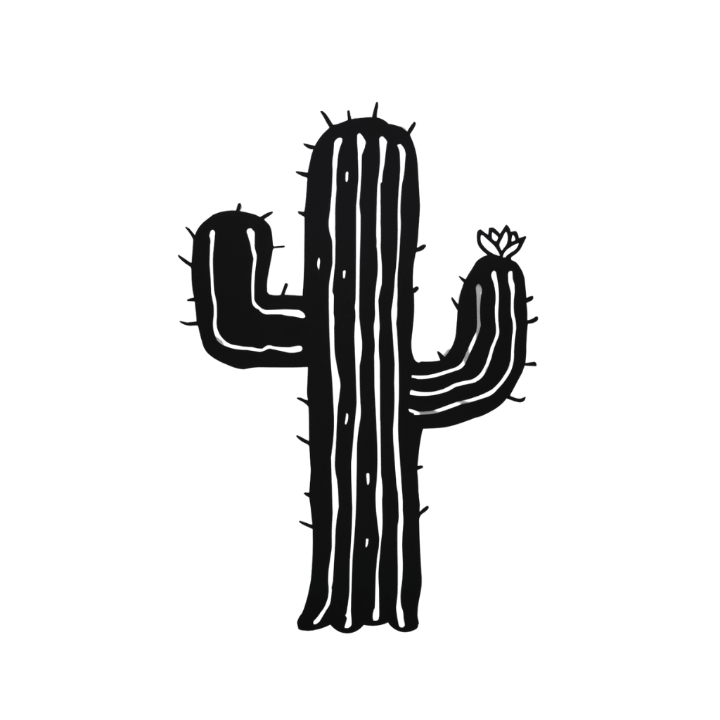Décoration murale en métal - Cactus - La P'tite Fabrik