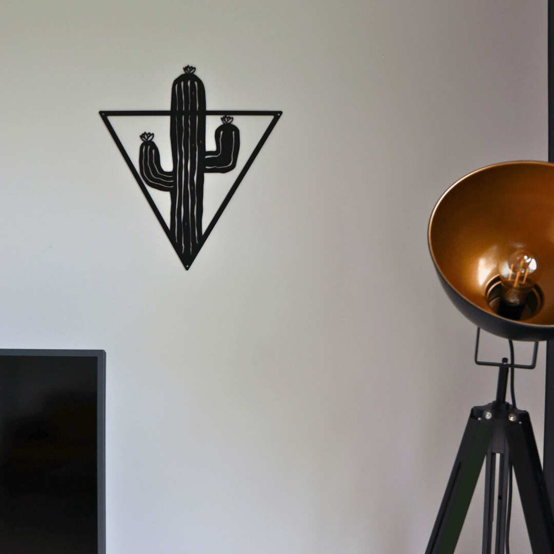Décoration murale en métal - Cactus design - La P'tite Fabrik