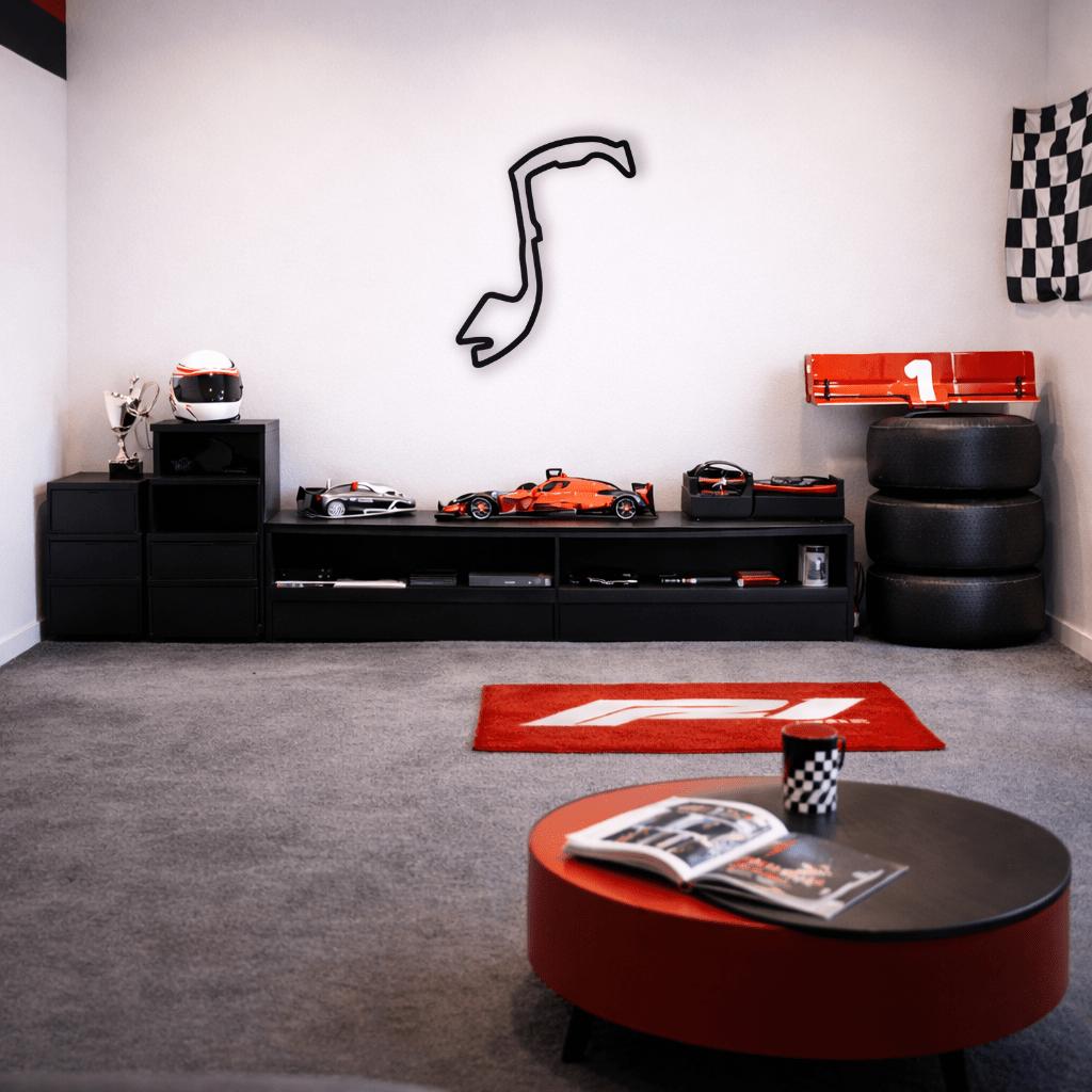 Décoration murale en métal - Circuit de Monaco - La P'tite Fabrik