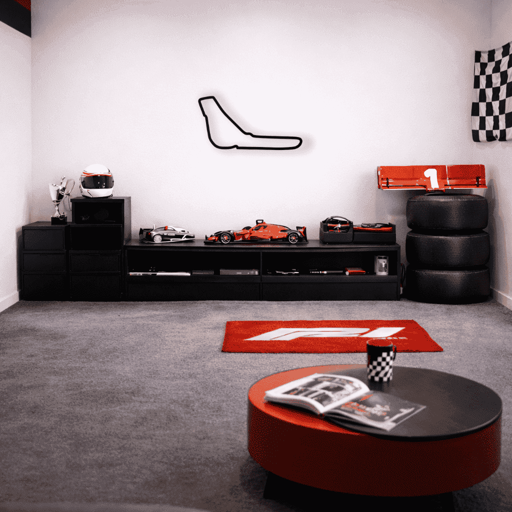 Décoration murale en métal - Circuit de Monza - La P'tite Fabrik