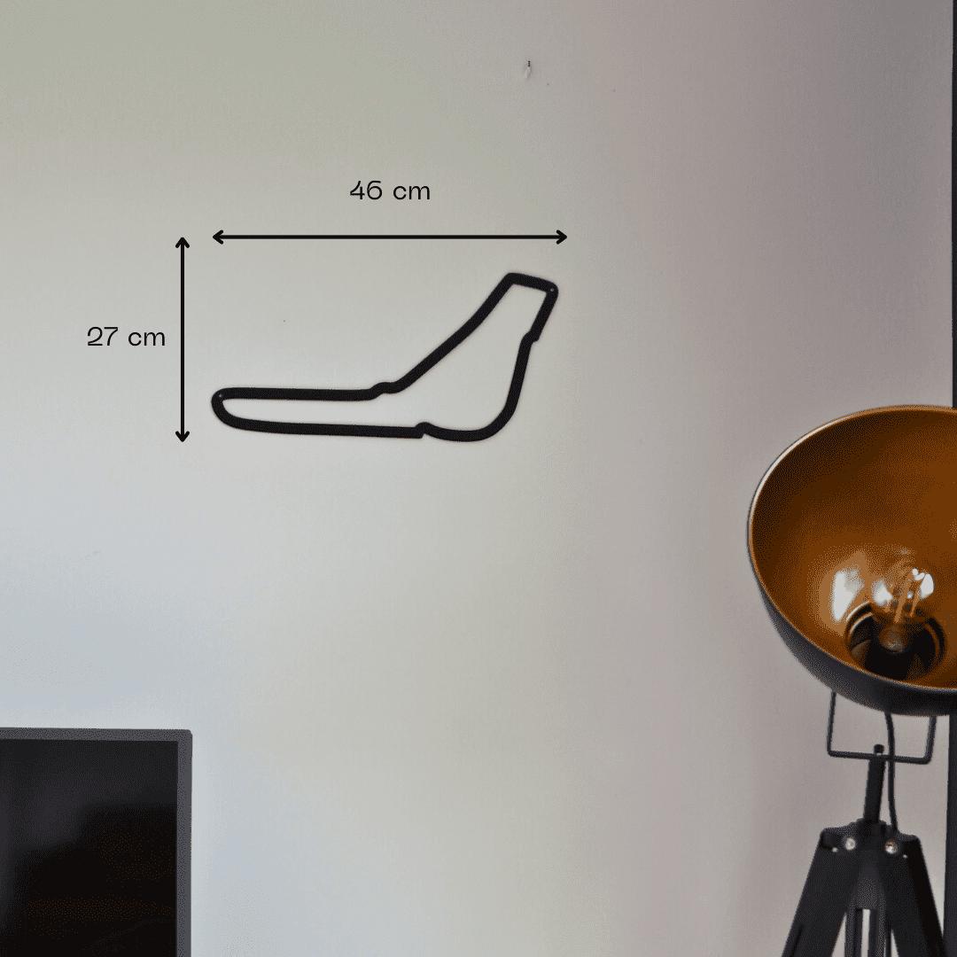 Décoration murale en métal - Circuit de Monza - La P'tite Fabrik