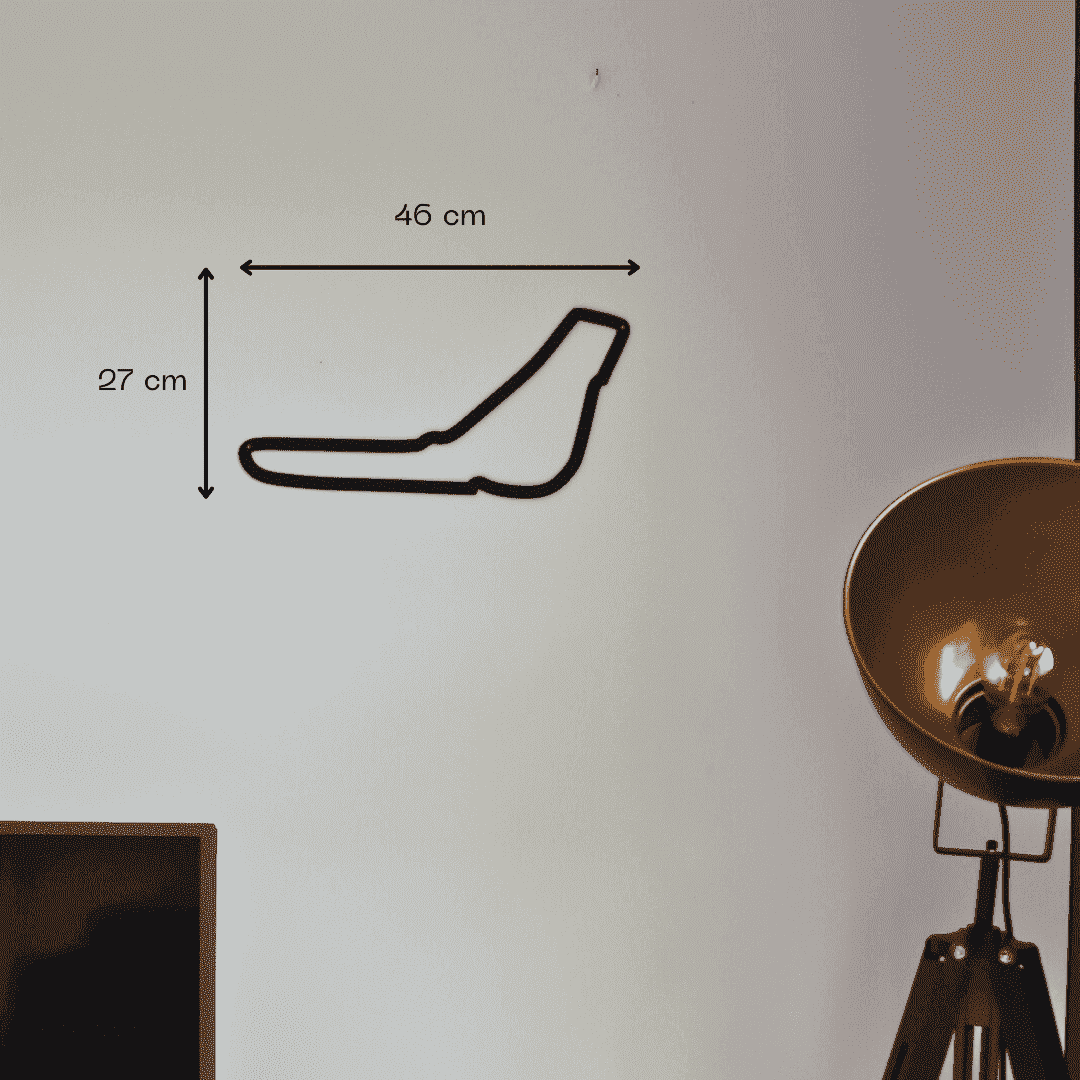 Décoration murale en métal - Circuit de Monza - La P'tite Fabrik