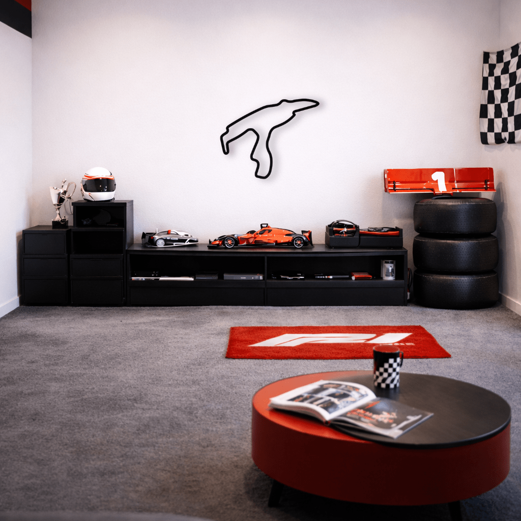 Décoration murale en métal - Circuit de Spa - Francorchamps - La P'tite Fabrik