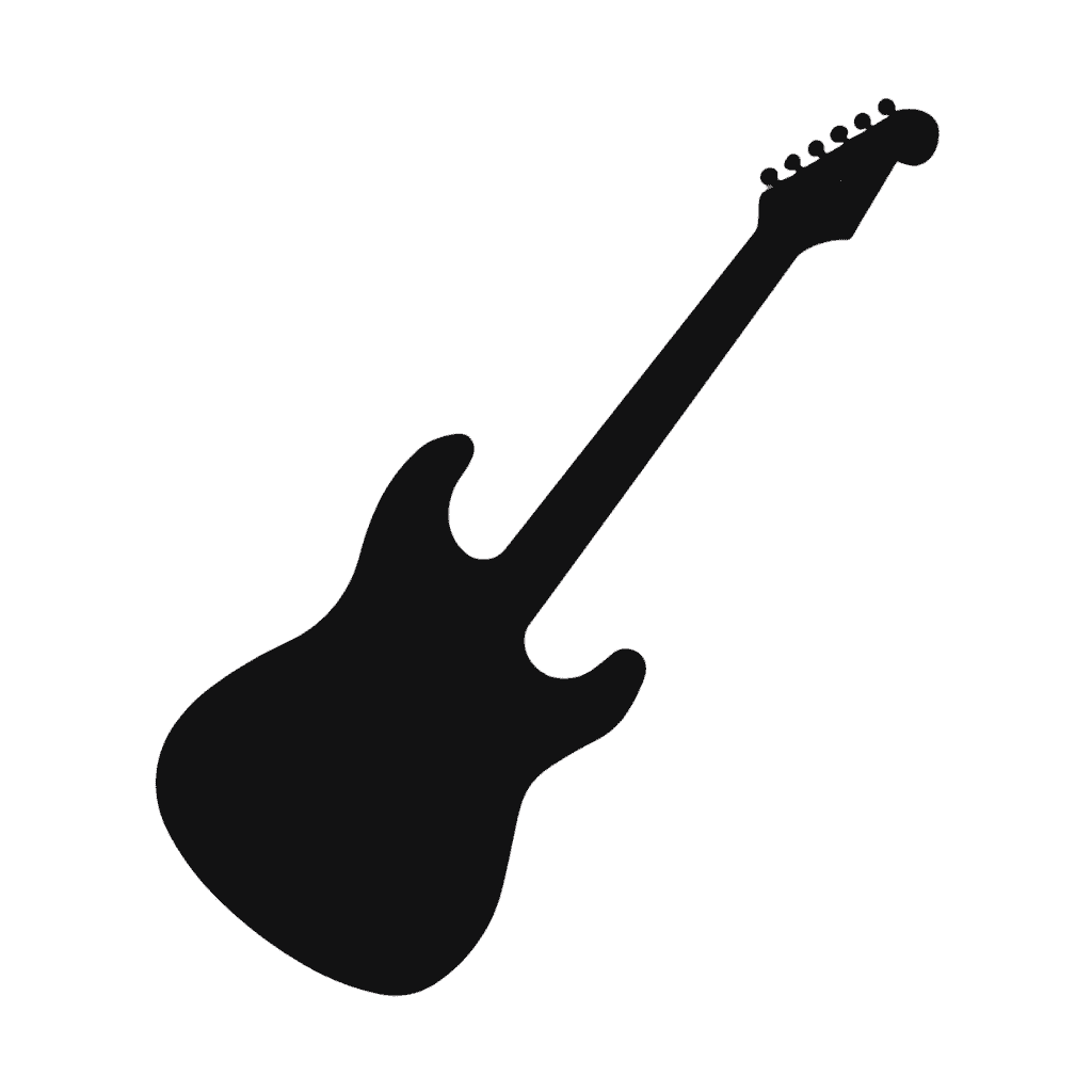 Décoration murale en métal - Guitare Electrique - La P'tite Fabrik