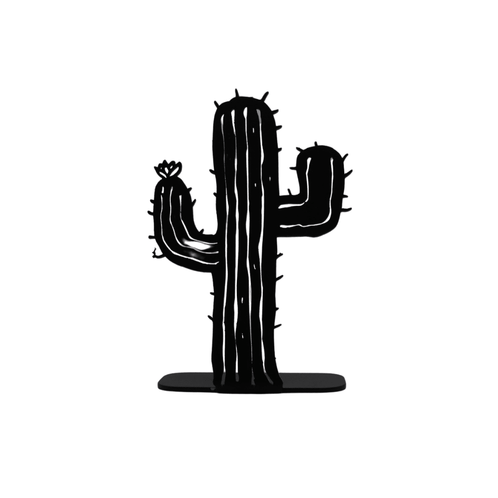 Décoration à poser en métal - Cactus - La P'tite Fabrik