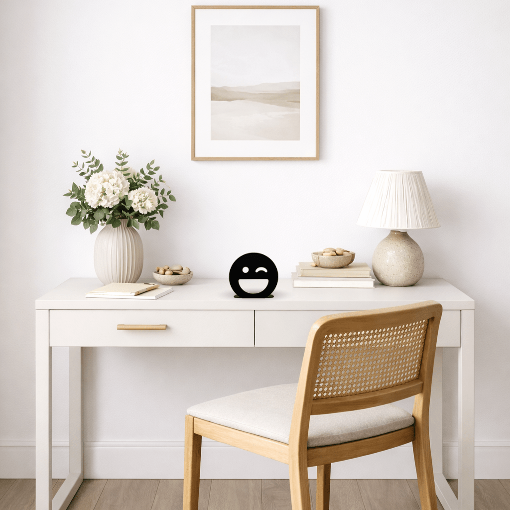 Décoration à poser en métal - Emoji Clin D'Oeil - La P'tite Fabrik