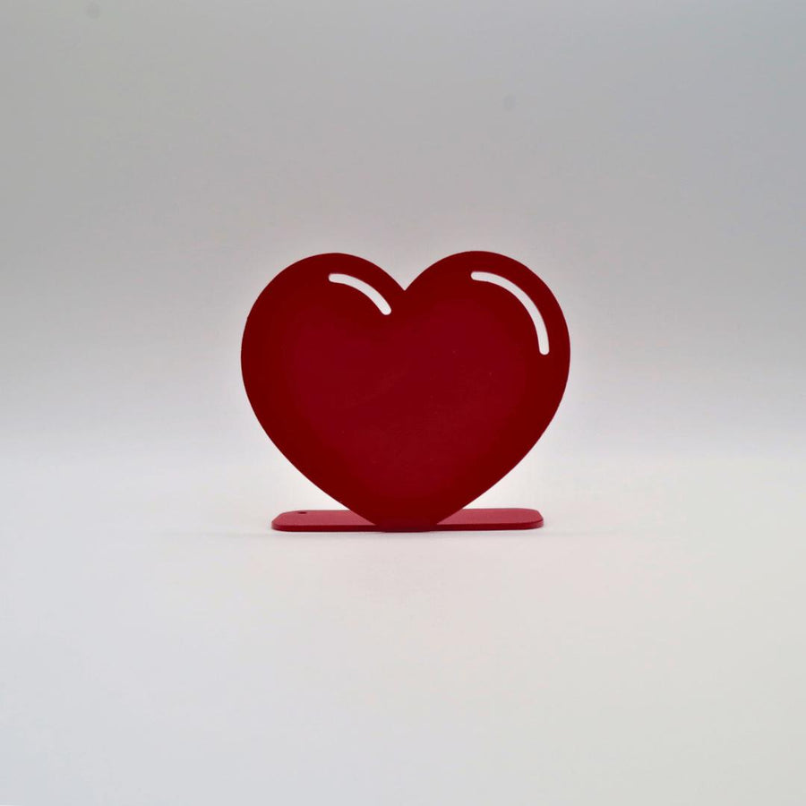 Décoration à poser en métal - Emoji Coeur