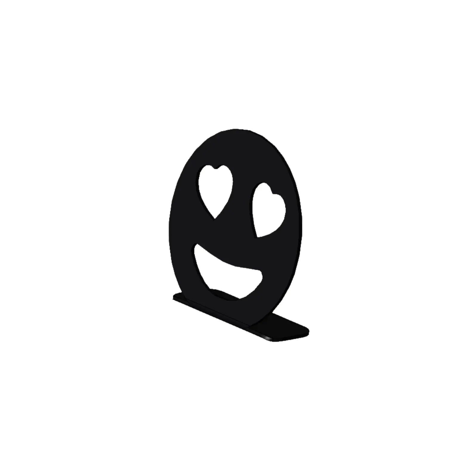 Décoration à poser en métal - Emoji Love - La P'tite Fabrik