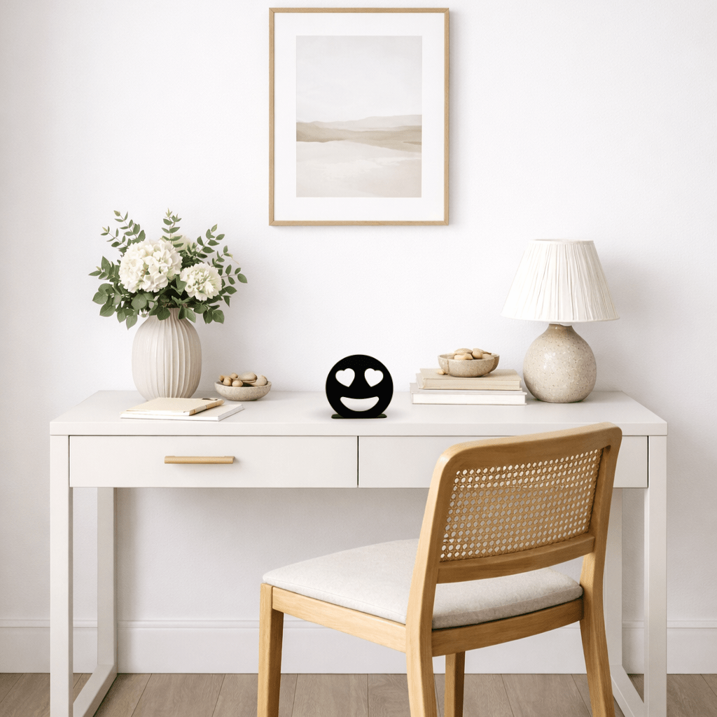 Décoration à poser en métal - Emoji Love - La P'tite Fabrik