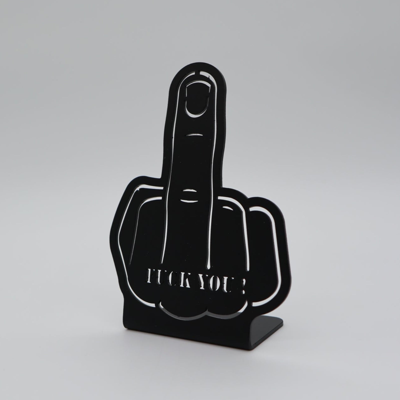 Décoration à poser en métal - Fuck - "Fuck you" - La P'tite Fabrik