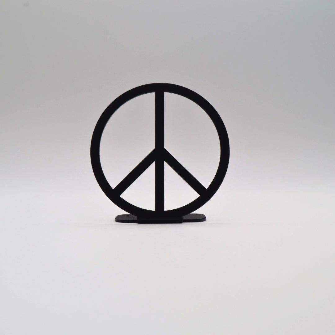 Décoration à poser en métal - Peace And Love - La P'tite Fabrik
