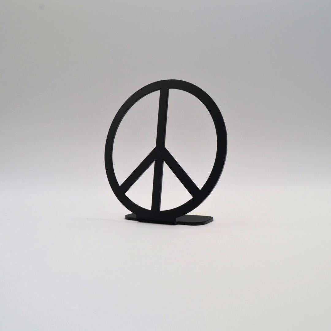 Décoration à poser en métal - Peace And Love - La P'tite Fabrik