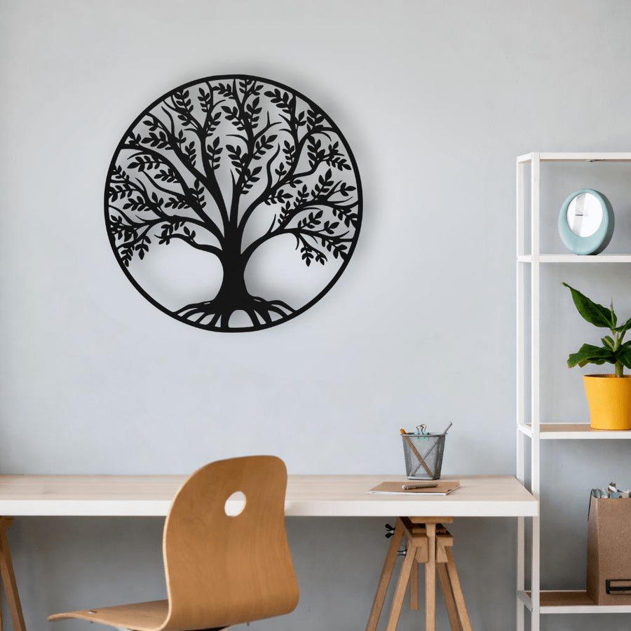Décoration murale en métal - Arbre de vie