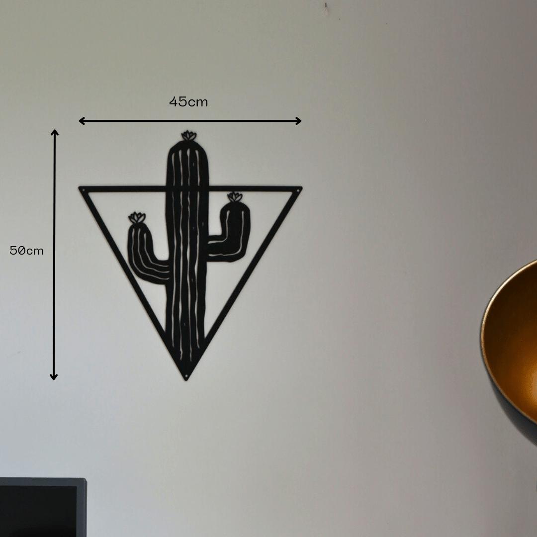 Décoration murale en métal - Cactus design - La P'tite Fabrik