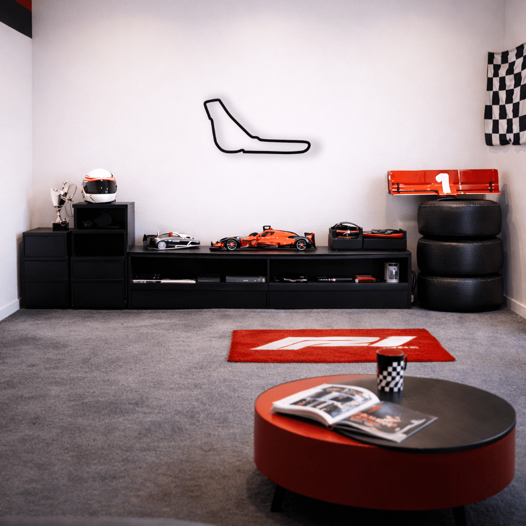 Décoration murale en métal - Circuit de Monza - La P'tite Fabrik